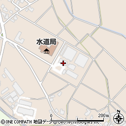 内竹配水場周辺の地図