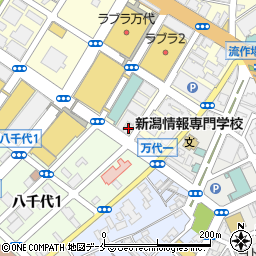 新潟万代ビル周辺の地図