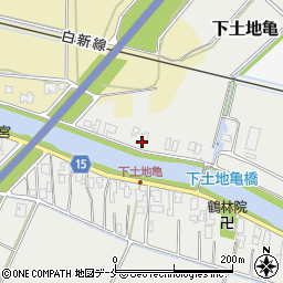 新潟県新潟市北区下土地亀3387周辺の地図