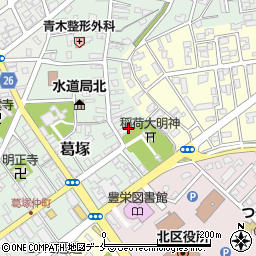 新潟県新潟市北区葛塚3292周辺の地図