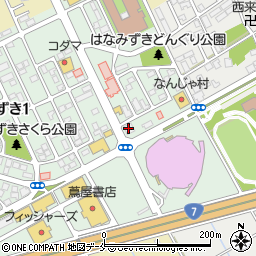 手もみ総本店　新潟はなみずき店周辺の地図