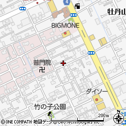 新潟県新潟市東区牡丹山6丁目4周辺の地図