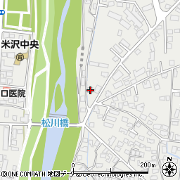 山形県米沢市花沢町2627周辺の地図