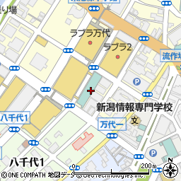佐渡廻転寿司 弁慶 万代シティ店周辺の地図