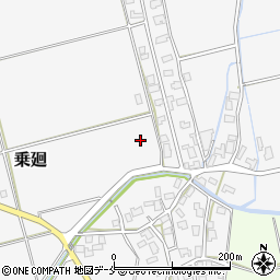 新潟県新発田市乗廻周辺の地図