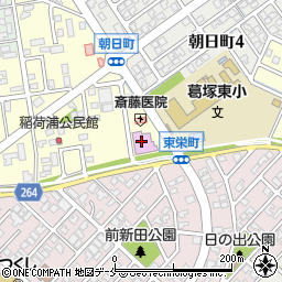 新潟市北区郷土博物館周辺の地図