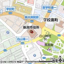 第四北越銀行新潟市役所出張所周辺の地図