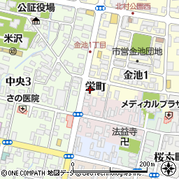 山形県米沢市栄町4643周辺の地図