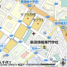 ファミリーマート新潟万代シティ店周辺の地図