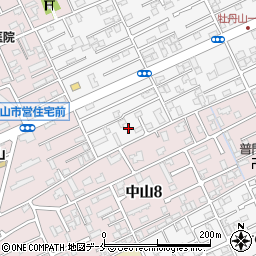 新潟県新潟市東区牡丹山1丁目7周辺の地図