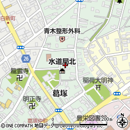 新潟県新潟市北区葛塚3196周辺の地図