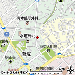新潟県新潟市北区葛塚3279周辺の地図