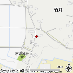 山形県米沢市竹井97周辺の地図