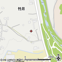 山形県米沢市竹井2585-2周辺の地図