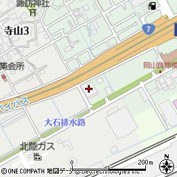 鍋林新潟支店周辺の地図