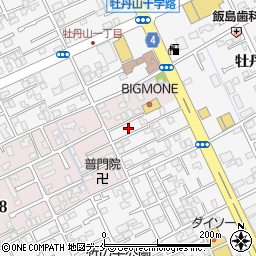 新潟県新潟市東区牡丹山6丁目1周辺の地図