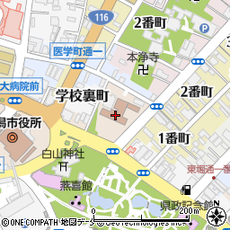 新潟地方裁判所　事務局会計課経理係周辺の地図