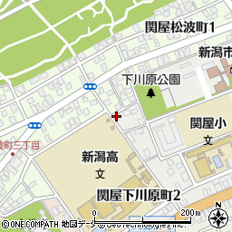 新潟県新潟市中央区関屋下川原町2丁目30周辺の地図