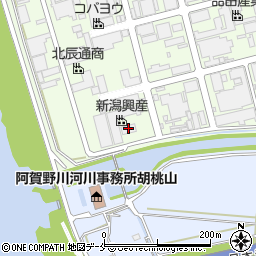 新潟興産第２工場周辺の地図