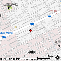 新潟県新潟市東区牡丹山1丁目8周辺の地図