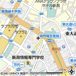 株式会社大広　新潟支局周辺の地図