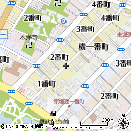 新潟県新潟市中央区古町通（２番町）周辺の地図