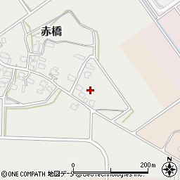 新潟県新発田市赤橋307周辺の地図