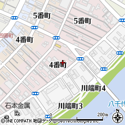 セブンイレブン新潟上大川前通４番町店周辺の地図