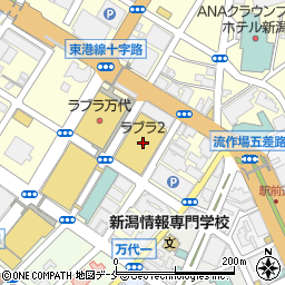 キャンドゥ新潟万代ラブラ２店周辺の地図