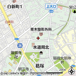 新潟県新潟市北区葛塚3190周辺の地図
