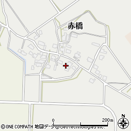 新潟県新発田市赤橋623周辺の地図