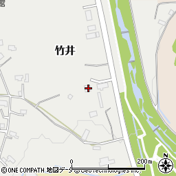 山形県米沢市竹井200-2周辺の地図