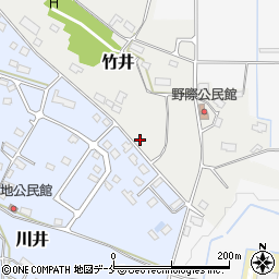 山形県米沢市竹井720-2周辺の地図