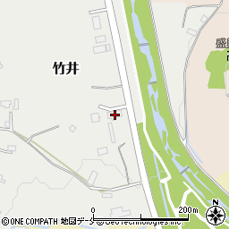 山形県米沢市竹井200-43周辺の地図
