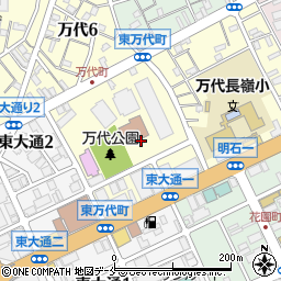 新潟県新潟市中央区東万代町79周辺の地図