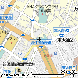 ローソンアパリゾート新潟駅前大通店周辺の地図