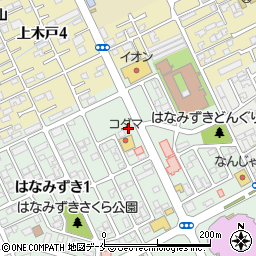 亀田郷芦沼会周辺の地図