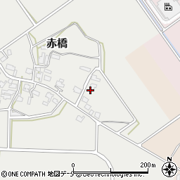 新潟県新発田市赤橋299周辺の地図