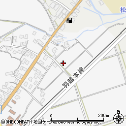 新潟県新発田市乙次周辺の地図