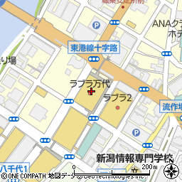 ＳＰＣ　新潟万代ラブラ店周辺の地図