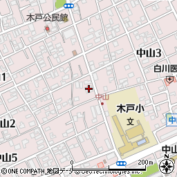 第四北越銀行中山支店 ＡＴＭ周辺の地図