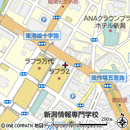 新潟県赤十字血液センター　献血ルームばんだい周辺の地図