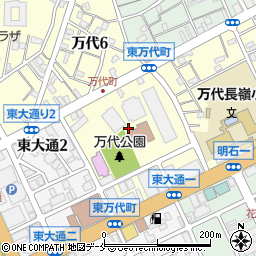 新潟県新潟市中央区東万代町9周辺の地図