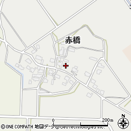 新潟県新発田市赤橋281周辺の地図