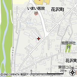ヤクルト米沢販売株式会社　夢スタジオ花沢店周辺の地図