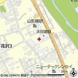 山形県米沢市花沢676周辺の地図