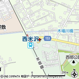 金沢屋西駅前周辺の地図