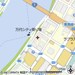 アデニウムタワー萬代橋周辺の地図