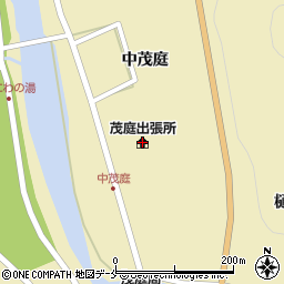 福島市役所　茂庭出張所周辺の地図