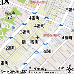 坂田仏檀製造店　本店周辺の地図